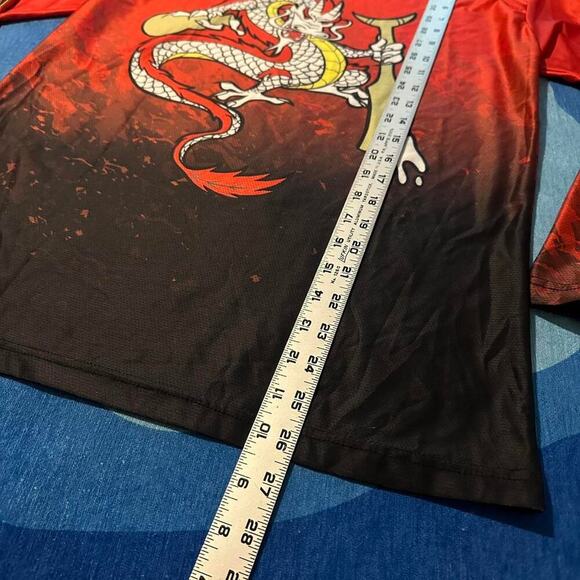 Mekong Dragons Long Sleeve Jersey (Red/Black Gradient) - Picture 2 of 5
